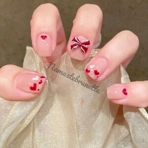 2/$16 3D Bows & Hearts Press on Nails